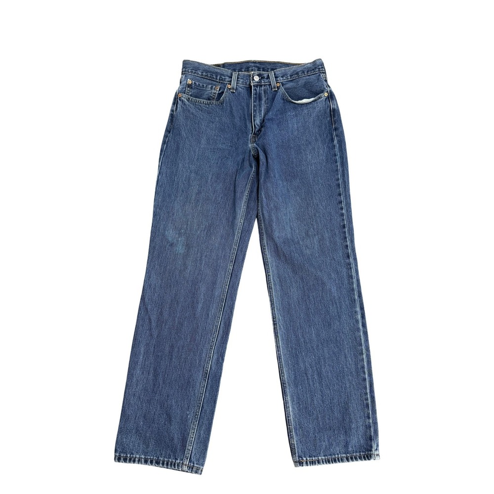 Levis 550 Jeansβ Mens 34x34 Blue Relaxed Fit Tapered Leg Denim Zip Fly Classic